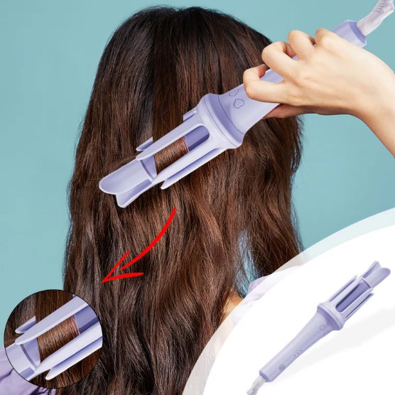 Gleamify™-Automatic Hair Curler Stick-Fast, Safe & Salon-Quality Curls at Home - Coolmania