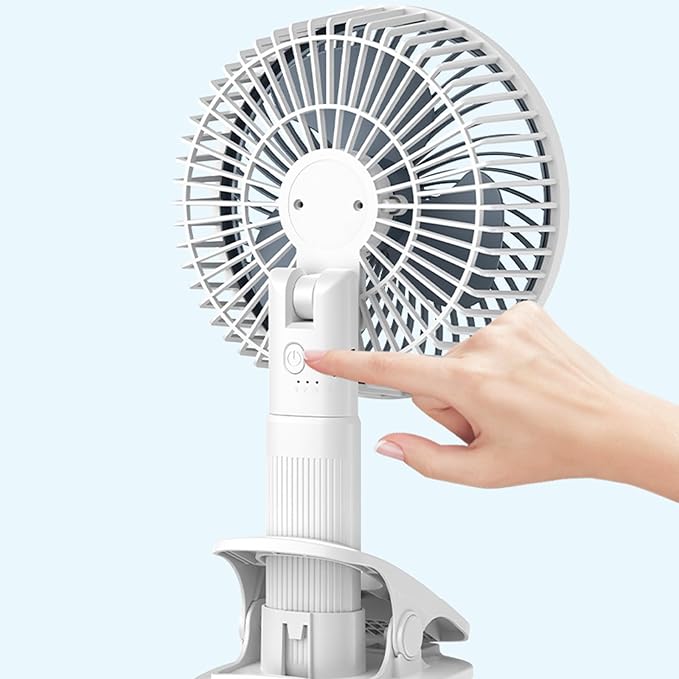 Gleamify™-Desk Clip Fan-360° Rotating Portable USB Rechargeable Fan - Coolmania