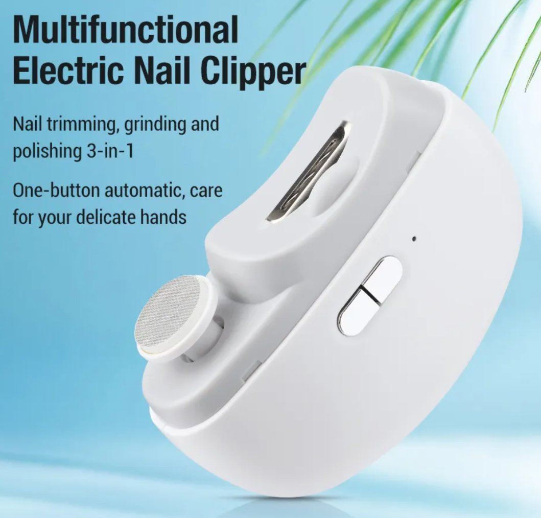 Gleamify™-Electric Nail Grinder-Portable Manicure & Pedicure Tool for Smooth, Shiny Nails - Coolmania