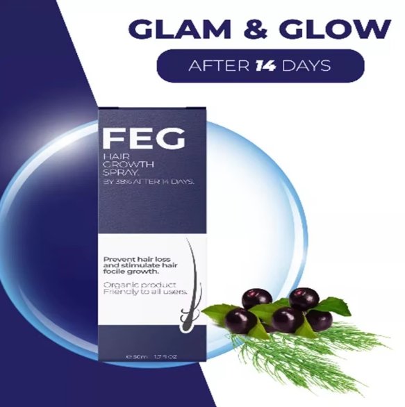 Gleamify™-FEG Hair Growth Spray-Natural Hair Regrowth & Strengthening Solution - Coolmania