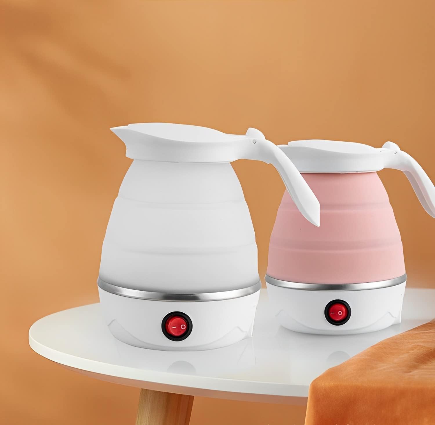 Gleamify™-Portable Foldable Electric Kettle-Travel-Friendly, Fast Boiling, Food-Grade Silicone - Coolmania