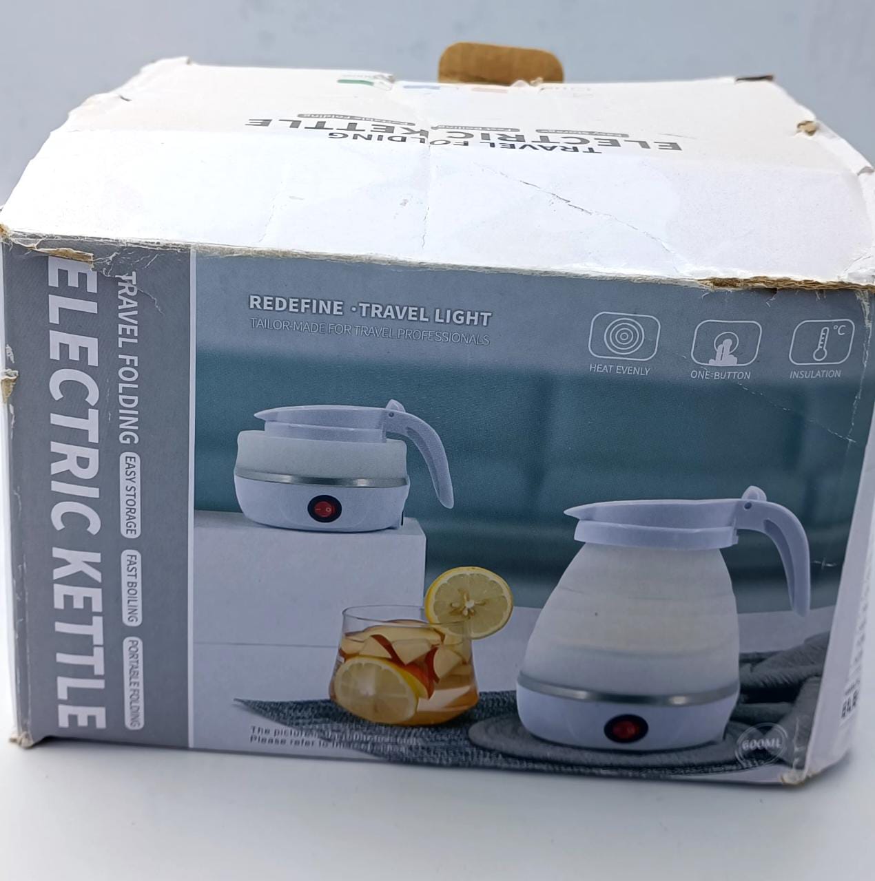 Gleamify™-Portable Foldable Electric Kettle-Travel-Friendly, Fast Boiling, Food-Grade Silicone - Coolmania