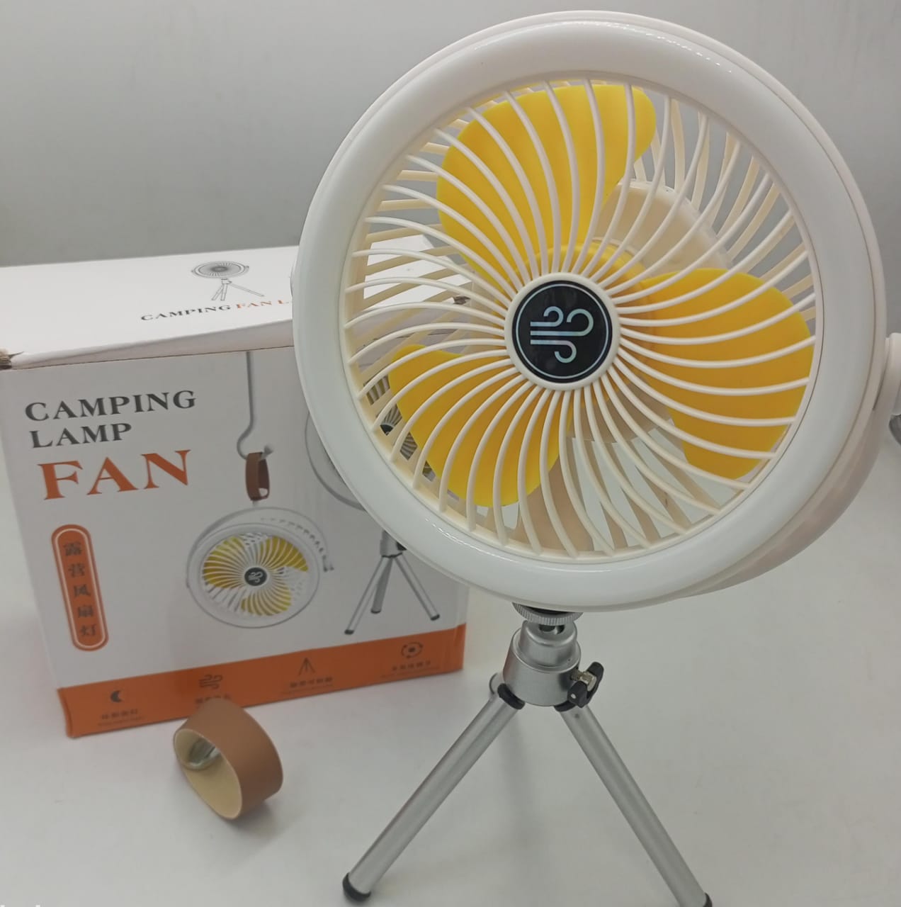 Gleamify™-Rechargeable Electric Fan-Portable USB Cooling Fan with LED Night Light - Coolmania