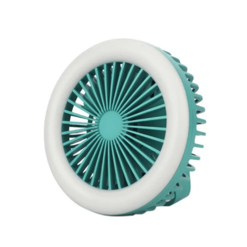Gleamify™-Rechargeable Electric Fan-Portable USB Cooling Fan with LED Night Light - Coolmania