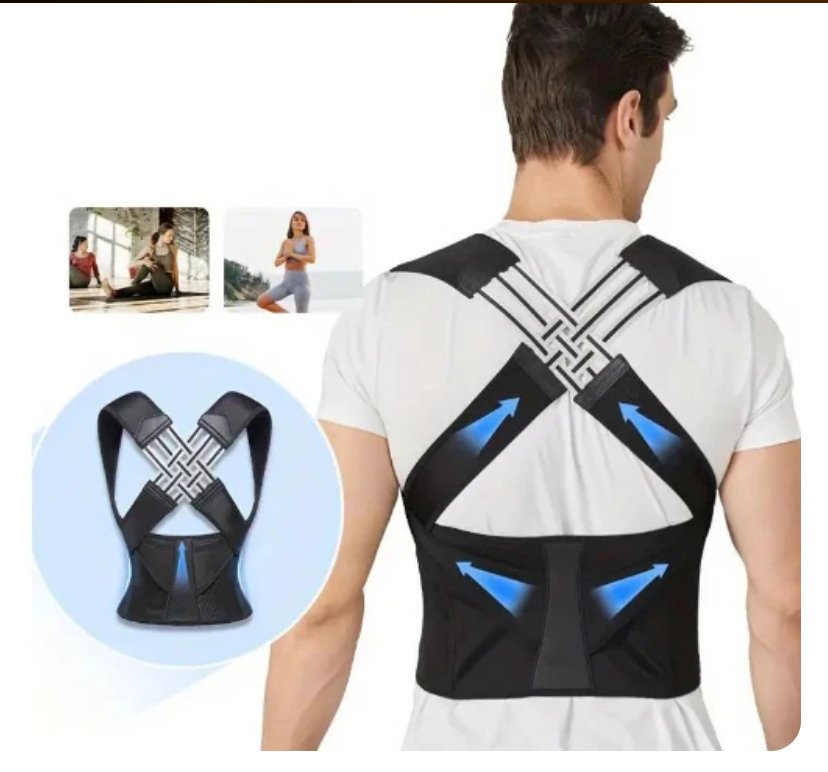Gleamify™-Sports Safety Shaper-Posture Corrector with Widened Straps & Elastic Waist Support - Coolmania