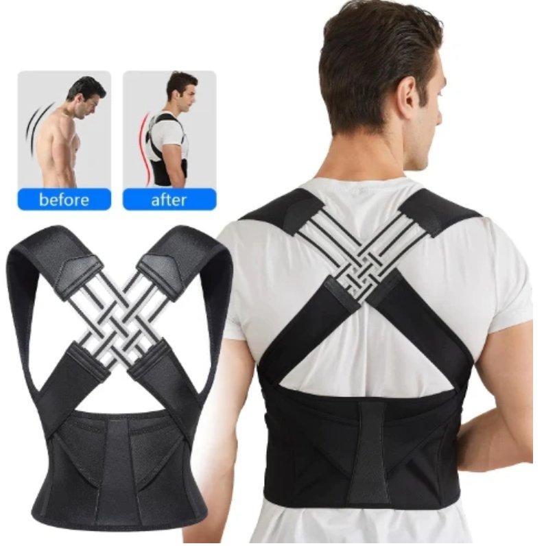 Gleamify™-Sports Safety Shaper-Posture Corrector with Widened Straps & Elastic Waist Support - Coolmania