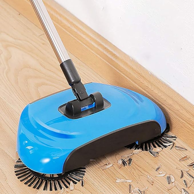 Gleamify™-Floor Sweeper-360° Manual Rotating Magic Broom for Effortless Multi-Surface Cleaning - Coolmania
