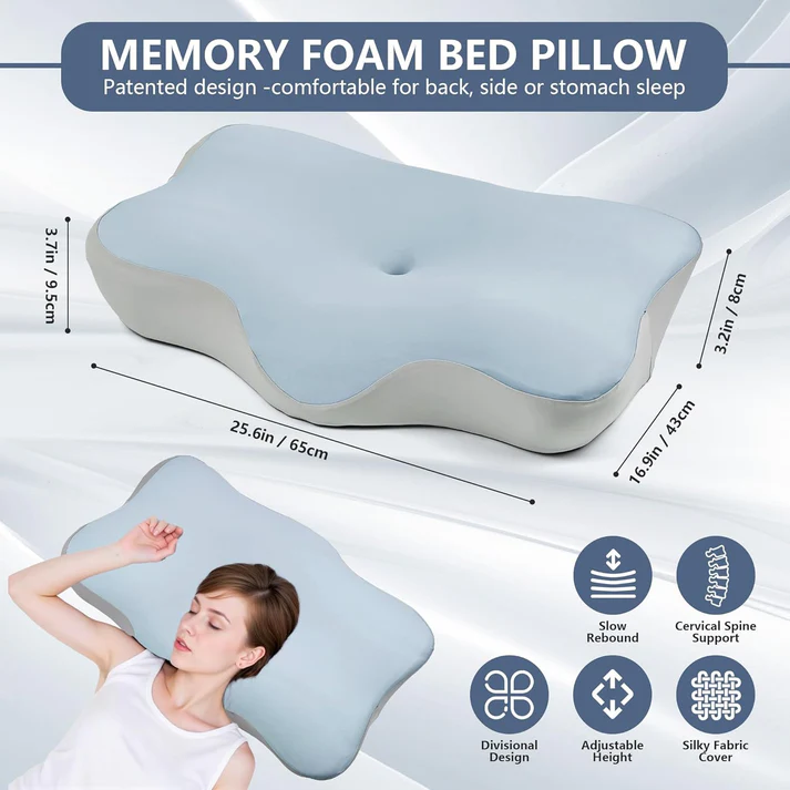 Gleamify™-Orthopedic Latex Neck Pillow - Coolmania
