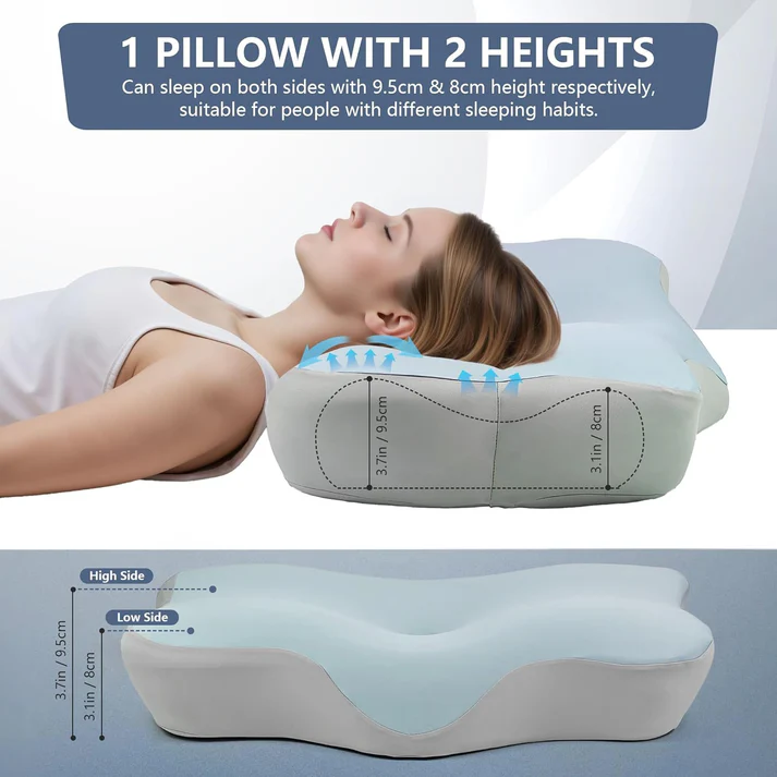 Gleamify™-Orthopedic Latex Neck Pillow - Coolmania